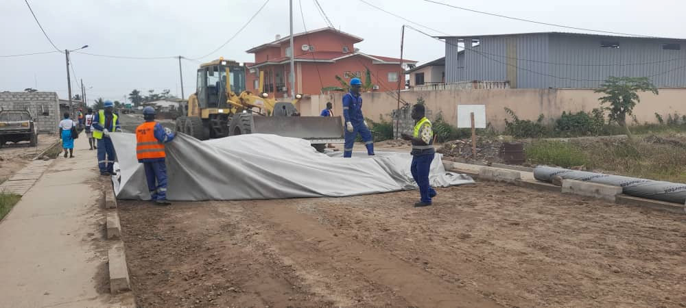 Port-Gentil : reprise des travaux sur l'axe "Tournant SEEG-hôpital régional"