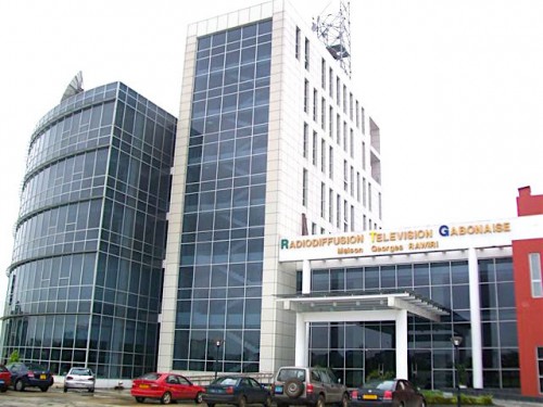 Le bâtiment du Groupe Gabon Télévisions 