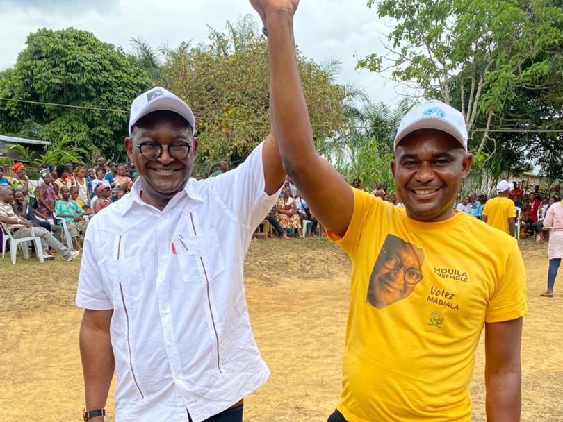 Mouila/Serge Maurice Mabiala fait sa première sortie dans les deux arrondissements