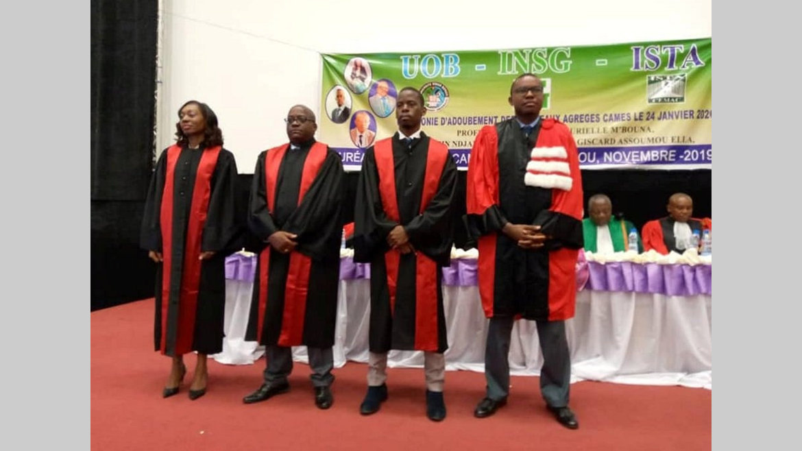 Enseignement supérieur : Les 4 lauréats gabonais du Cames adoubés