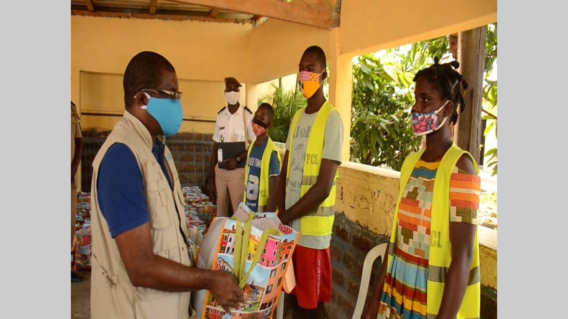 Covid-19 : des kits pour les détenus mineurs de la prison centrale de Libreville