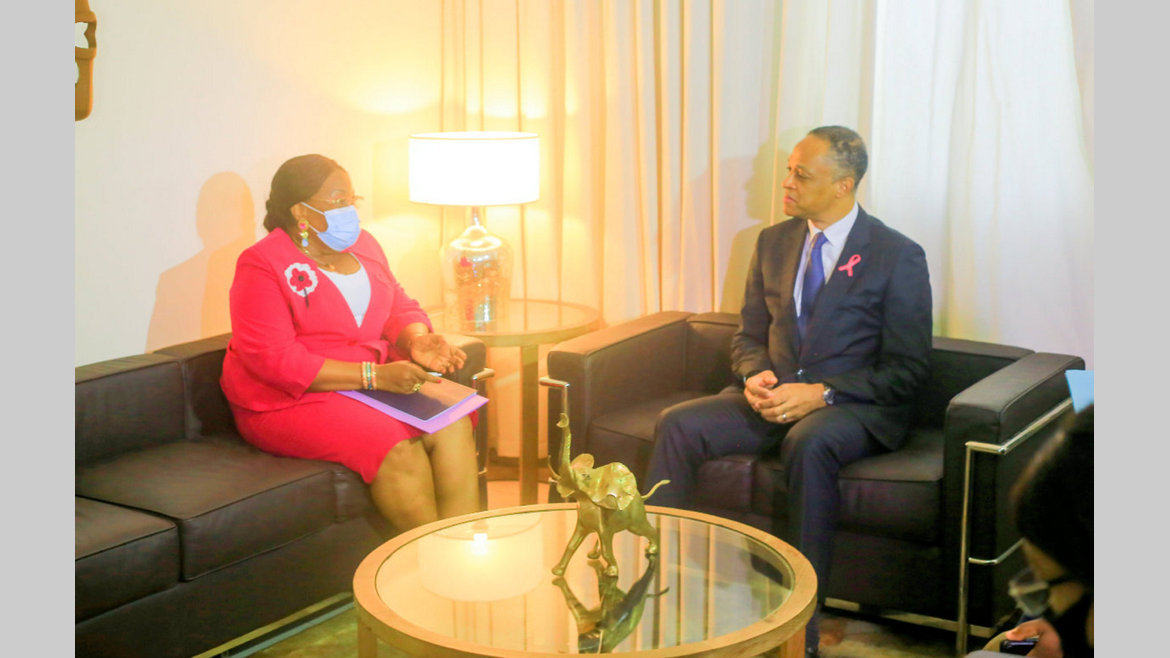 ONDSC : Franck Nguema rencontre Jeanne Mbagou