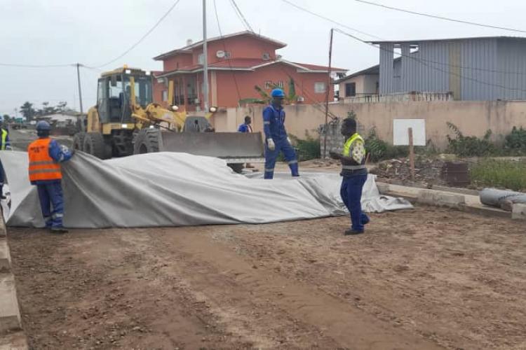 Port-Gentil : reprise des travaux sur l'axe "Tournant SEEG-hôpital régional"