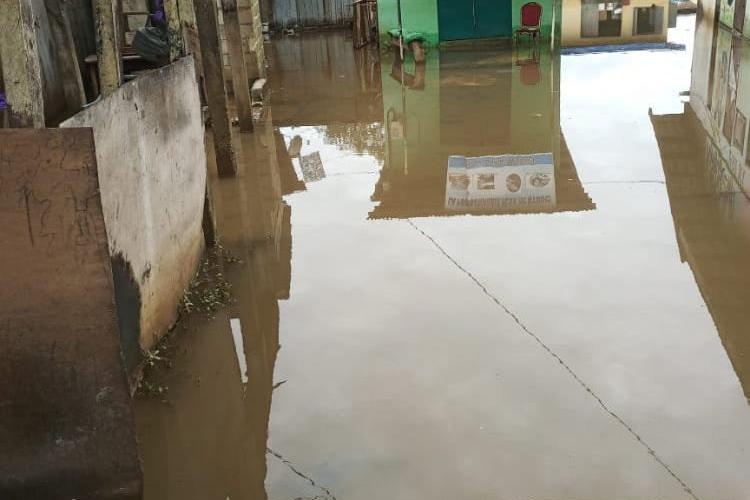 Ntoum : plusieurs quartiers du 1er arrondissement victimes d'inondation