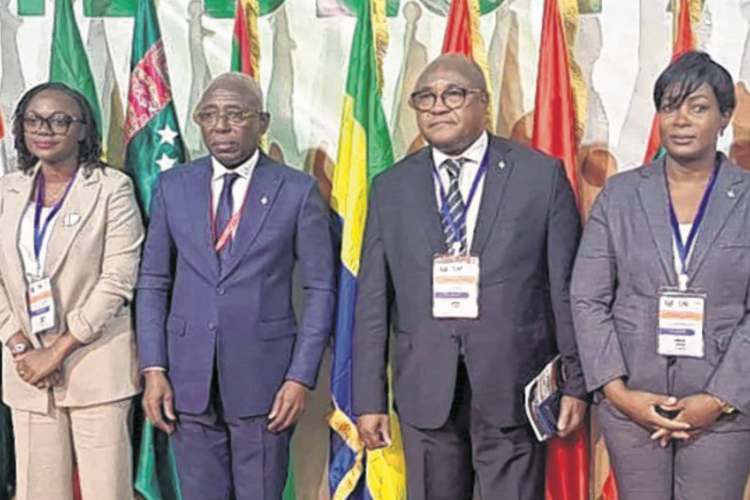 La délégation gabonaise à la 18è Conférence de l’OCI-UPCI à Abidjan.