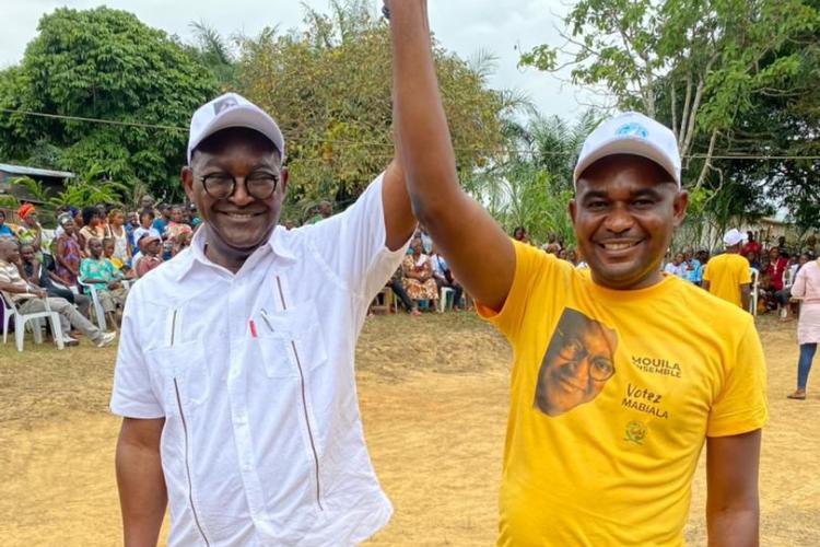 Mouila/Serge Maurice Mabiala fait sa première sortie dans les deux arrondissements