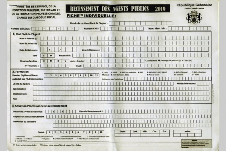 Recensement biométrique des agents de la Fonction publique : À l'heure de la distribution des fiches d'identification