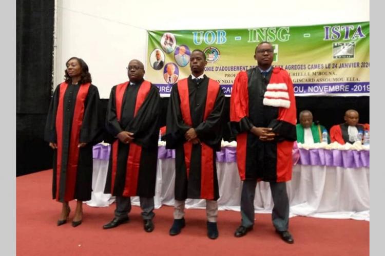 Enseignement supérieur  : Les 4 lauréats gabonais du Cames adoubés