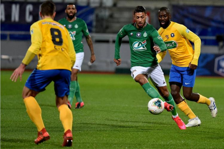 Coupe de France : Bouanga buteur, les Verts filent en demi-finale