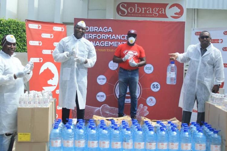 Covid-19 : La Sobraga produit et offre une solution hydroalcoolique...