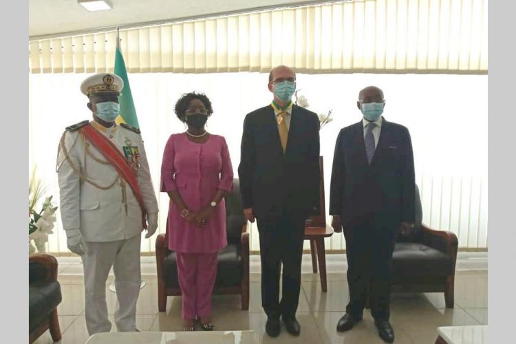 Gabon-Russie : les adieux de Dimitry Kourakov à Pacôme Moubelet Boubeya